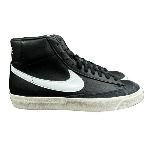 Nike Blazer Mid '77 Vintage Black White Sail Shoes BQ6806-002 Men's Size 10.5 - Picture 1 of 9